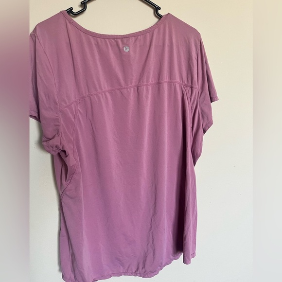 90 Degree By Reflex Mauve Short Sleeve Top - Picture 4 of 4